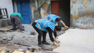 Haliliye'de üst yapı hizmetleri aralıksız sürüyor