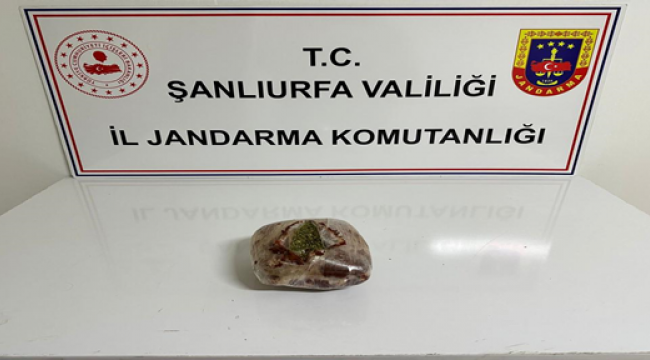 Karaköprü'de 116 gram skunk maddesi ele geçirildi