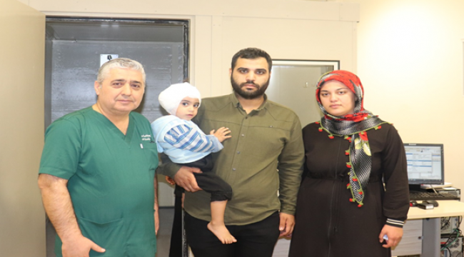 Minik Hasta, Harran Üniversitesi Hastanesi'nde şifa buldu!