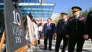 Şanlıurfa'da 10 Kasım anma ve resim sergisi
