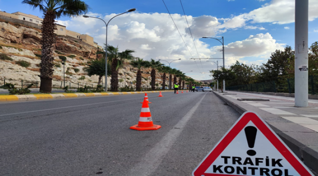 Şanlıurfa'da 758 araç trafikten men edildi