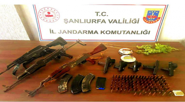 Şanlıurfa'da çok sayıda uyuşturucu ve uzun namlulu silah ele geçirildi