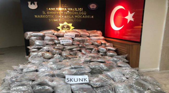 Şanlıurfa'da uyuşturucu operasyon, 2 gözaltı