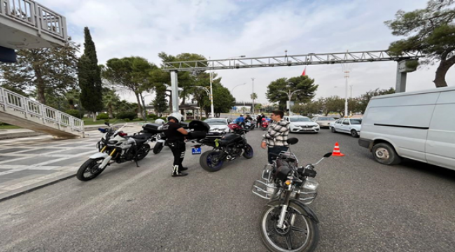Şanlıurfa'da yoğun motosiklet denetimi devam ediyor