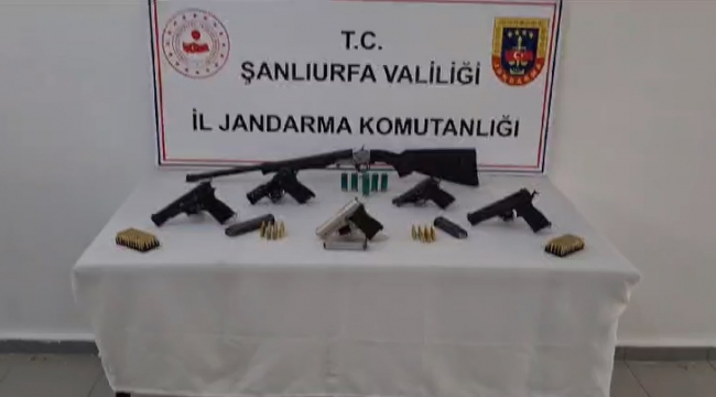 Şanlıurfa Jandarmadan kaçak silah operasyonu!