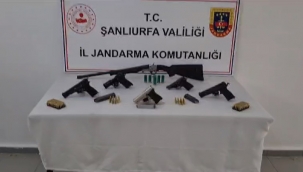 Şanlıurfa Jandarmadan kaçak silah operasyonu!