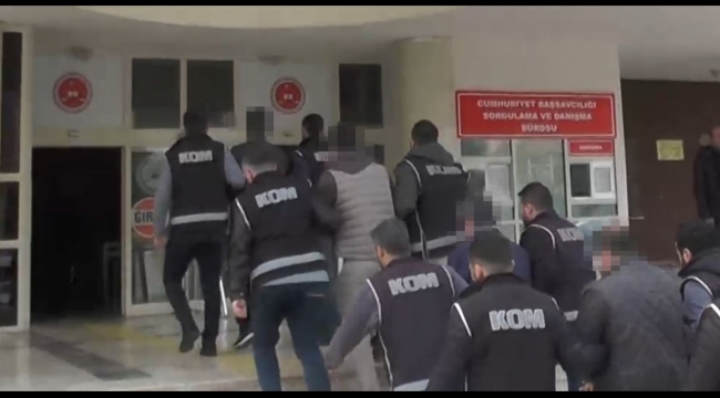 Şanlıurfa polisinden operasyon, 9 tutuklama