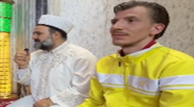 Sırp vatandaş Şanlıurfa'da Kelime-i Şehadet getirerek Müslüman oldu