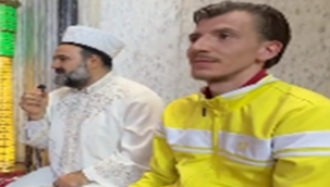 Sırp vatandaş Şanlıurfa'da Kelime-i Şehadet getirerek Müslüman oldu