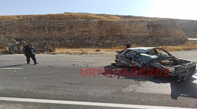 Suruç yolunda kaza,2  yaralı