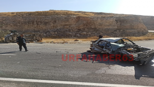 Suruç yolunda kaza,2  yaralı