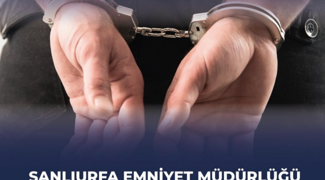 Urfa'da hakkında 15 yıl hapis cezası bulunan şüpheli yakalandı 
