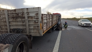 Urfa'da tir yangını 