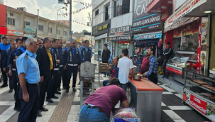 Viranşehir'de kaldırım işgaline sıkı denetim 