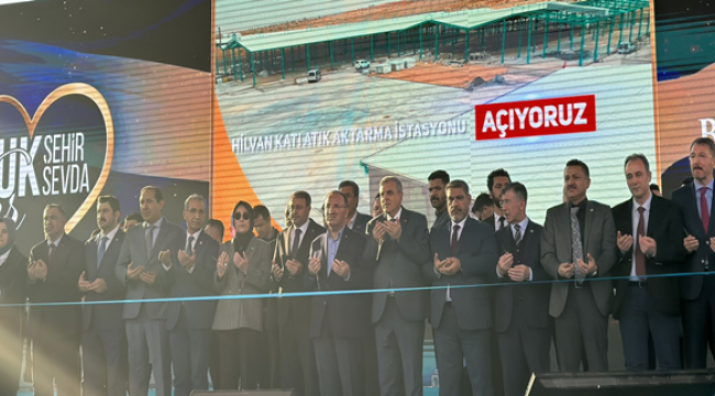100. Yıla özel! Şanlıurfa Büyükşehir Belediyesi 100 açılış gerçekleştirdi
