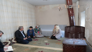 Başkan Beyazgül'den Bozova'da hane ziyaretleri