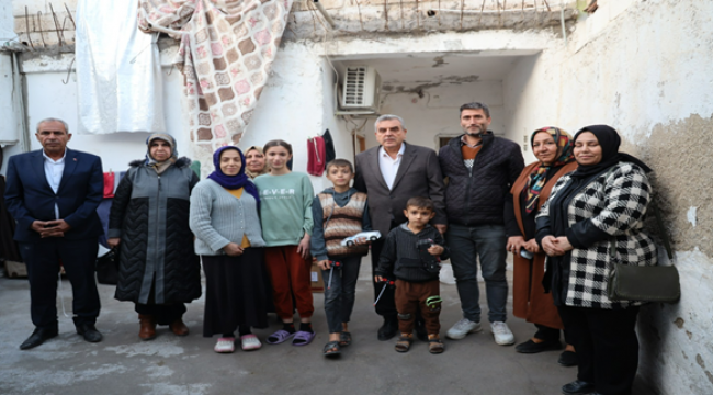 Başkan Beyazgül'den Suruç'ta ev ziyaretleri