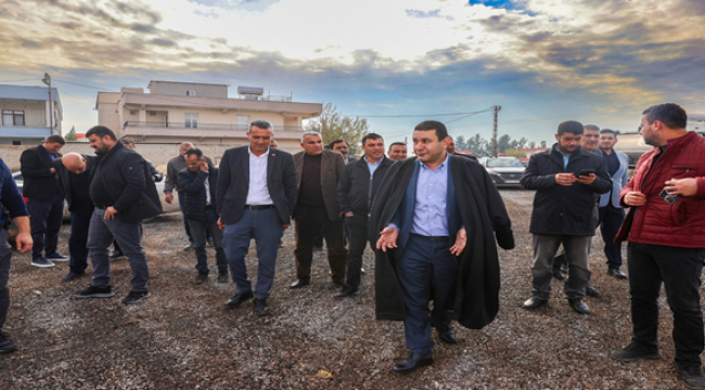 Başkan Özyavuz Meydankapı'da Devam Eden Asfalt Çalışmalarını İnceledi