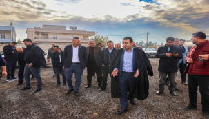 Başkan Özyavuz Meydankapı'da Devam Eden Asfalt Çalışmalarını İnceledi