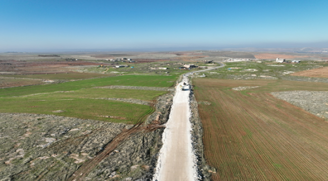 Büyükşehir'den Kırsal'da Yol Çalışması