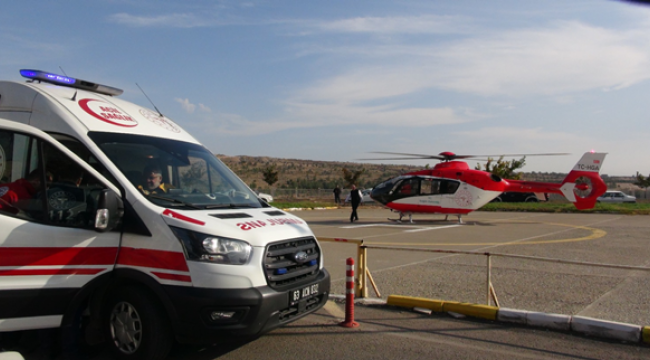 ERCP İşlemi İçin Ambulans Helikopter İle Şanlıurfa'ya nakledildi