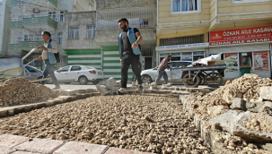 Eyyübiye'de Dokuz Mahallede Sokak Yenileme Çalışması