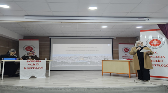 Halfeti'de ''Kudüs Bilinci'' konulu seminer düzenlendi