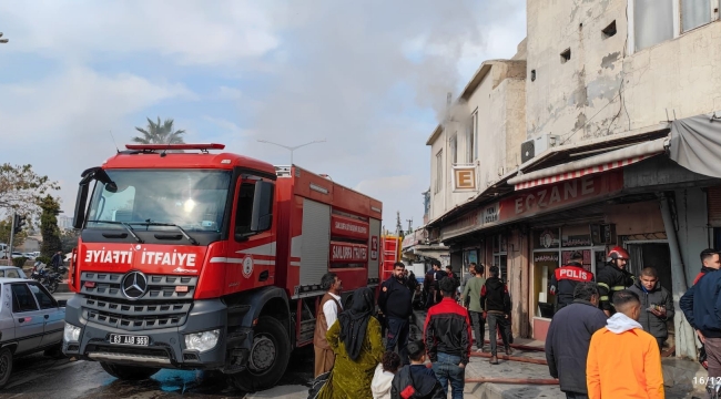 Haliliye'de korkutan yangın 