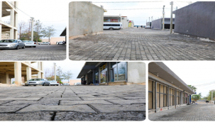 Harran Belediye Çarşısında parke taşı döşeme çalışmaları tamamlandı