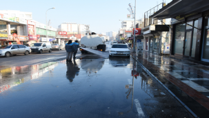 Hilvan'da Cadde ve sokaklar  yıkandı