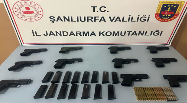 Jandarma ekipleri silah kaçakçılığına geçit vermedi