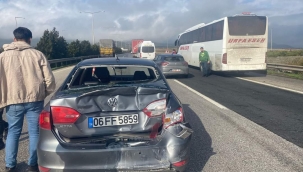 Karaköprü taraftarları taşıyan otobüs kaza yaptı!