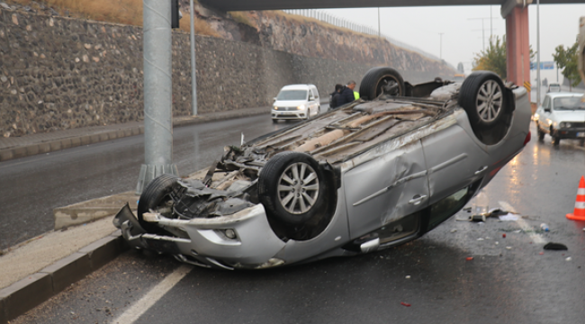 Kuzey- Batı çevre yolunda kaza!