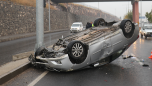 Kuzey- Batı çevre yolunda kaza!
