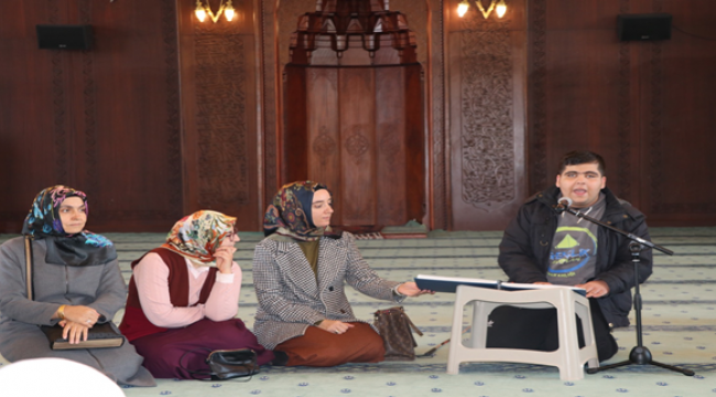 Mevlana Camii'nde Engelli öğrencilere program düzenlendi