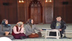 Mevlana Camii'nde Engelli öğrencilere program düzenlendi