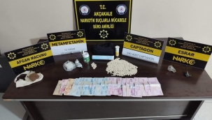 Şanlıurfa'da 590 adet cap geçirildi tagon hap ele