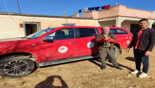 Şanlıurfa'da yaralı kızıl şahin tedavi altına alındı