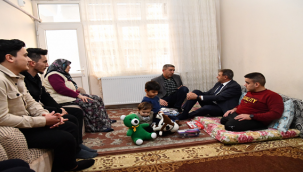Vali Şıldak'tan hane ziyaretleri
