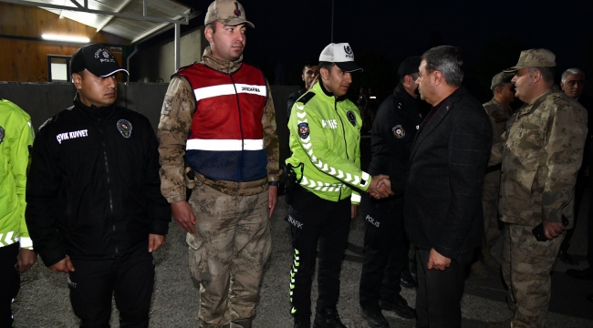 Vali Şıldak'tan yılbaşı ziyaretleri 