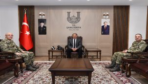 7. Kolordu Komutanı Ünsal Şanlıurfa Valiliğini ziyaret etti