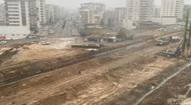 Balıkayağı bulvarında çalışmalar aralıksız sürüyor