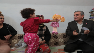 Başkan Beyazgül'den ev ziyaretleri