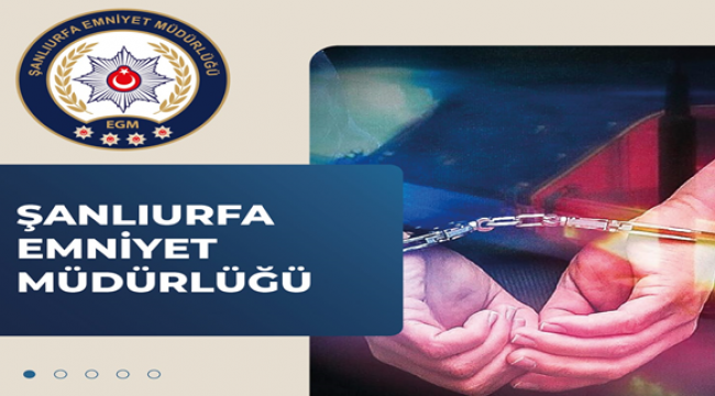 Birecik'te aranan şüphelilere operasyon, 1 gözaltı