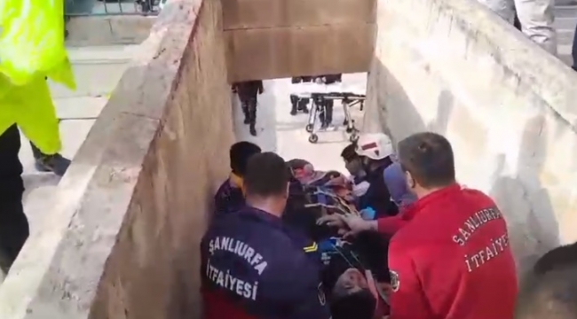 Eyyübiye'de çocuk kanalizasyonu kuyusuna düştü