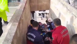 Eyyübiye'de çocuk kanalizasyonu kuyusuna düştü