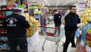Haliliye Belediyesinden marketlere etiket denetimi