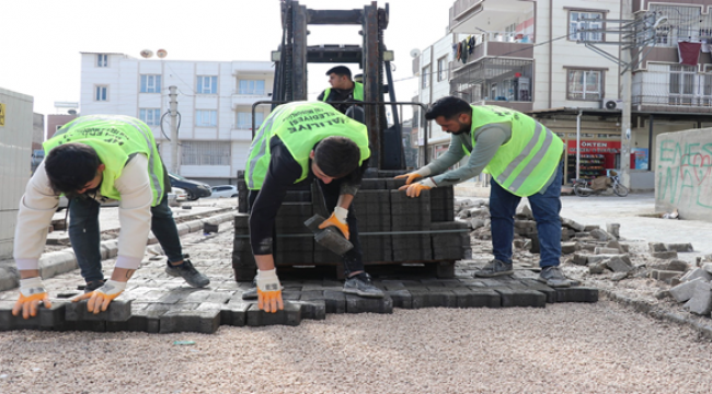 Haliliye'de üst yapı çalışmaları hummalı şekilde sürdürülüyor