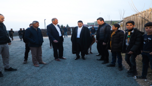 Harran'da Emisyon sistemli asfalt seferberliği sürüyor