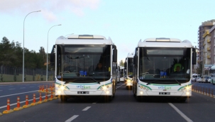 Karaköprü'de otobüsü güzergahları değişti